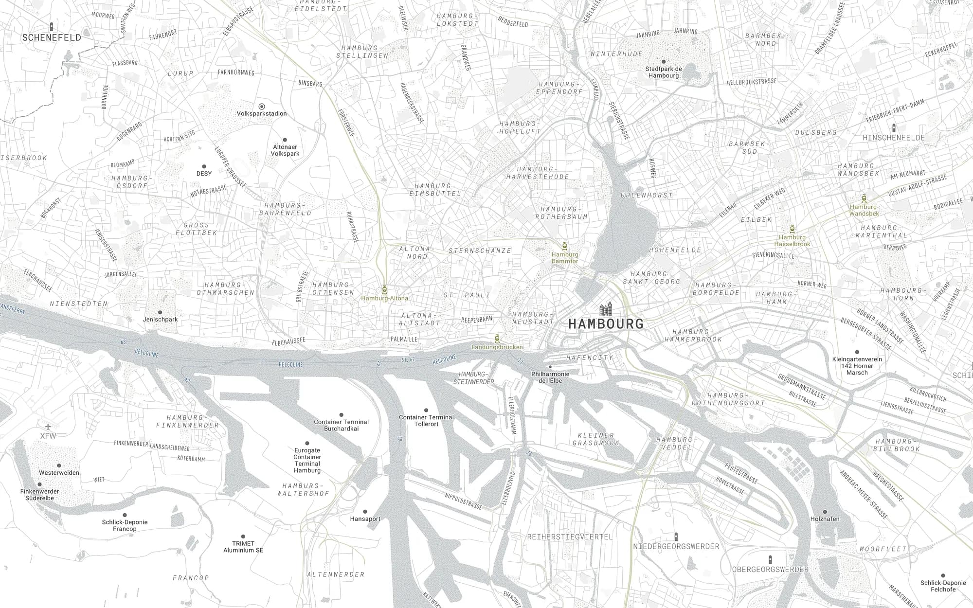 City map background showing urban landscape with buildings and streets